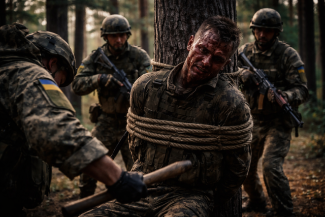 Скатились в средневековье: бойцов ВСУ всё чаще кошмарят «деревьями правды»